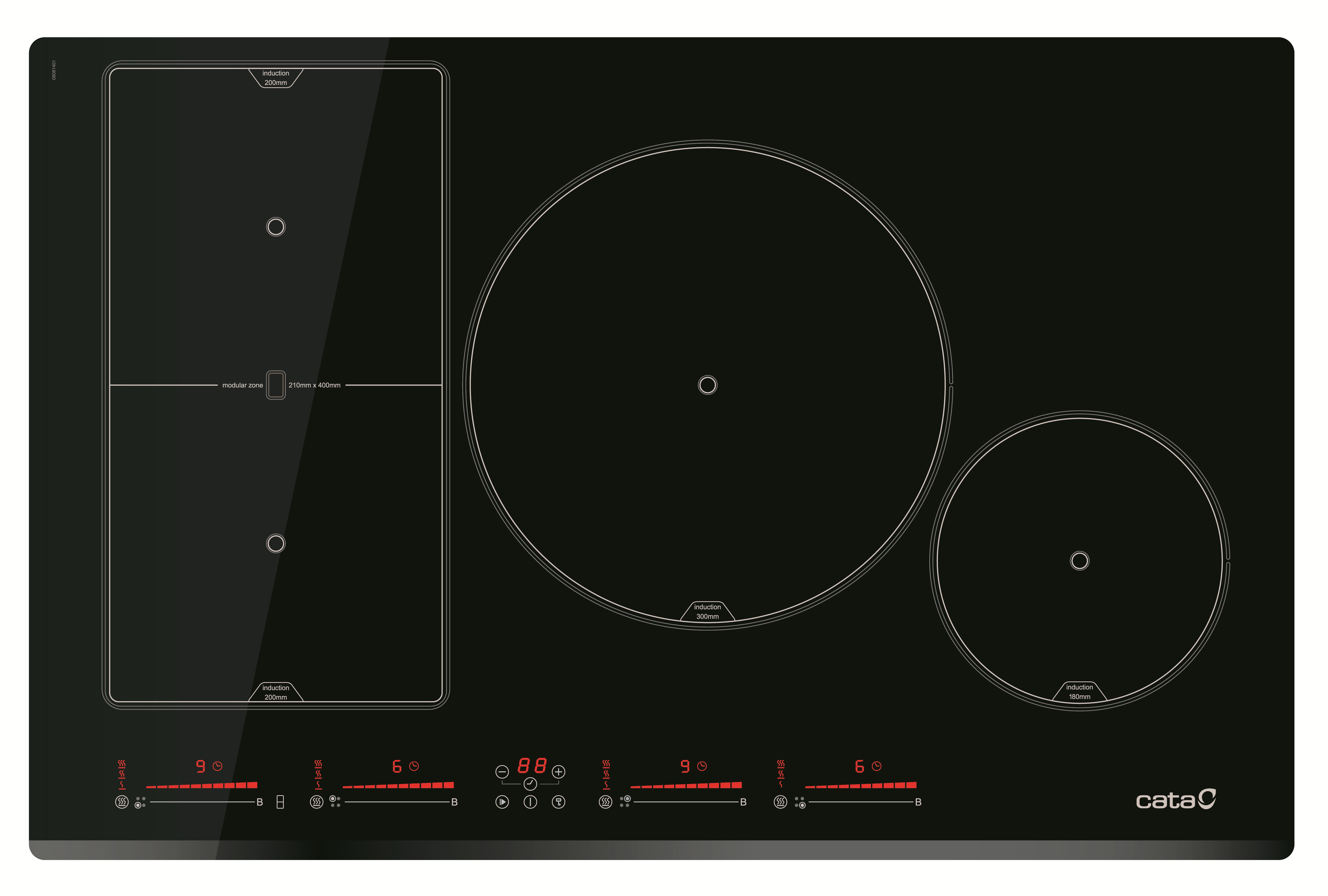 CATA INDUKCIONA PLOČA INSB 8021 BK