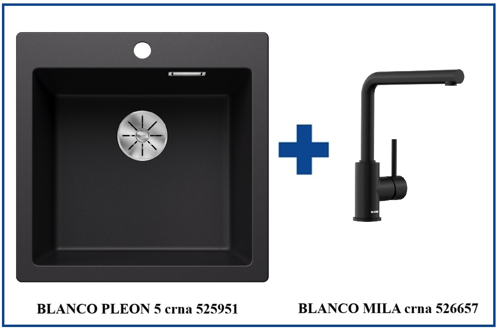 BLANCO AKCIJA PLEON 5 CRNA I MILA CRNA