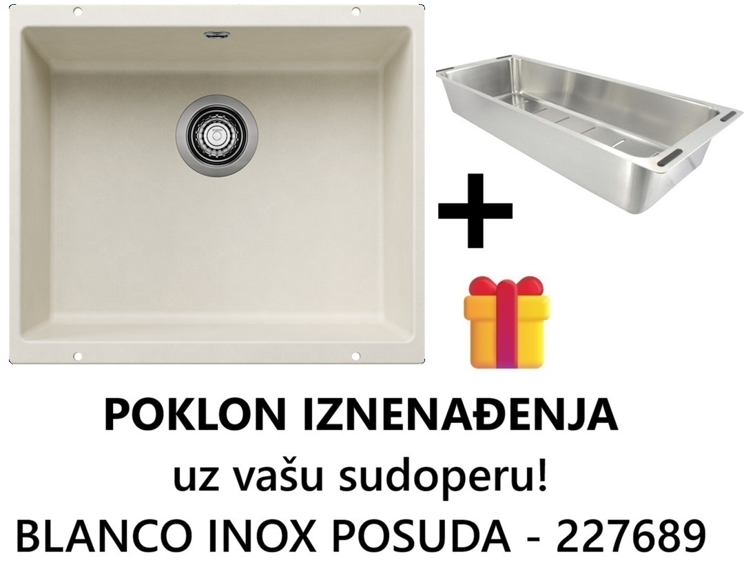 BLANCO PODGRADNA SUDOPERA ROTAN 500-U 500x400/190mm NEŽNOBELA